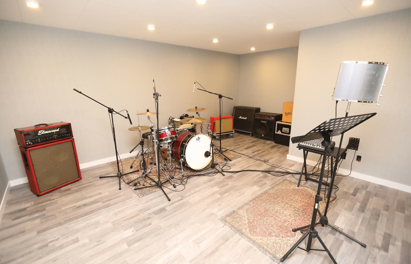 Sala de grabación de Musiteca para voces, locución y doblaje
